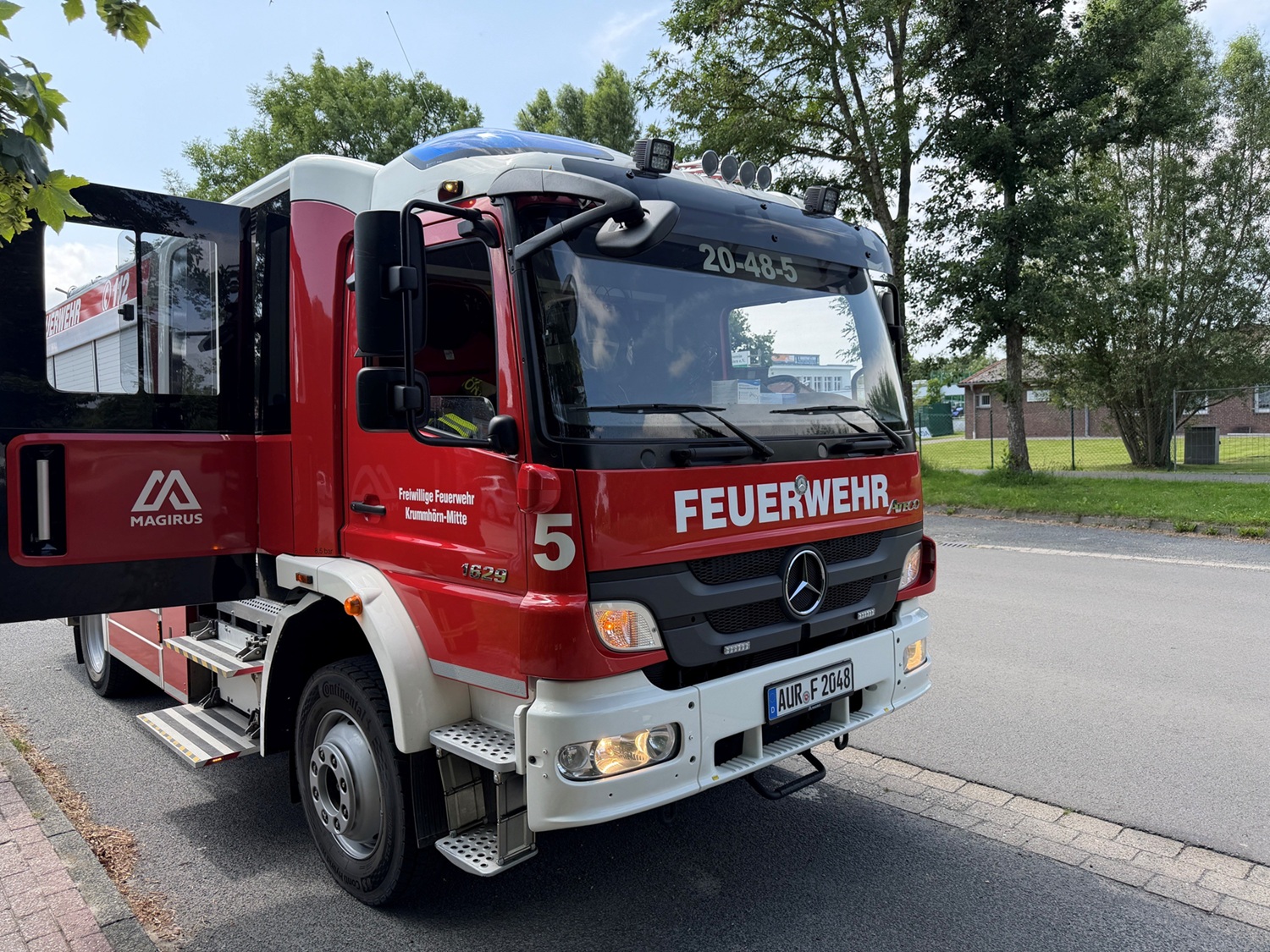 Einsatzfoto Ausgelöste Brandmeldeanlage in Pewsum