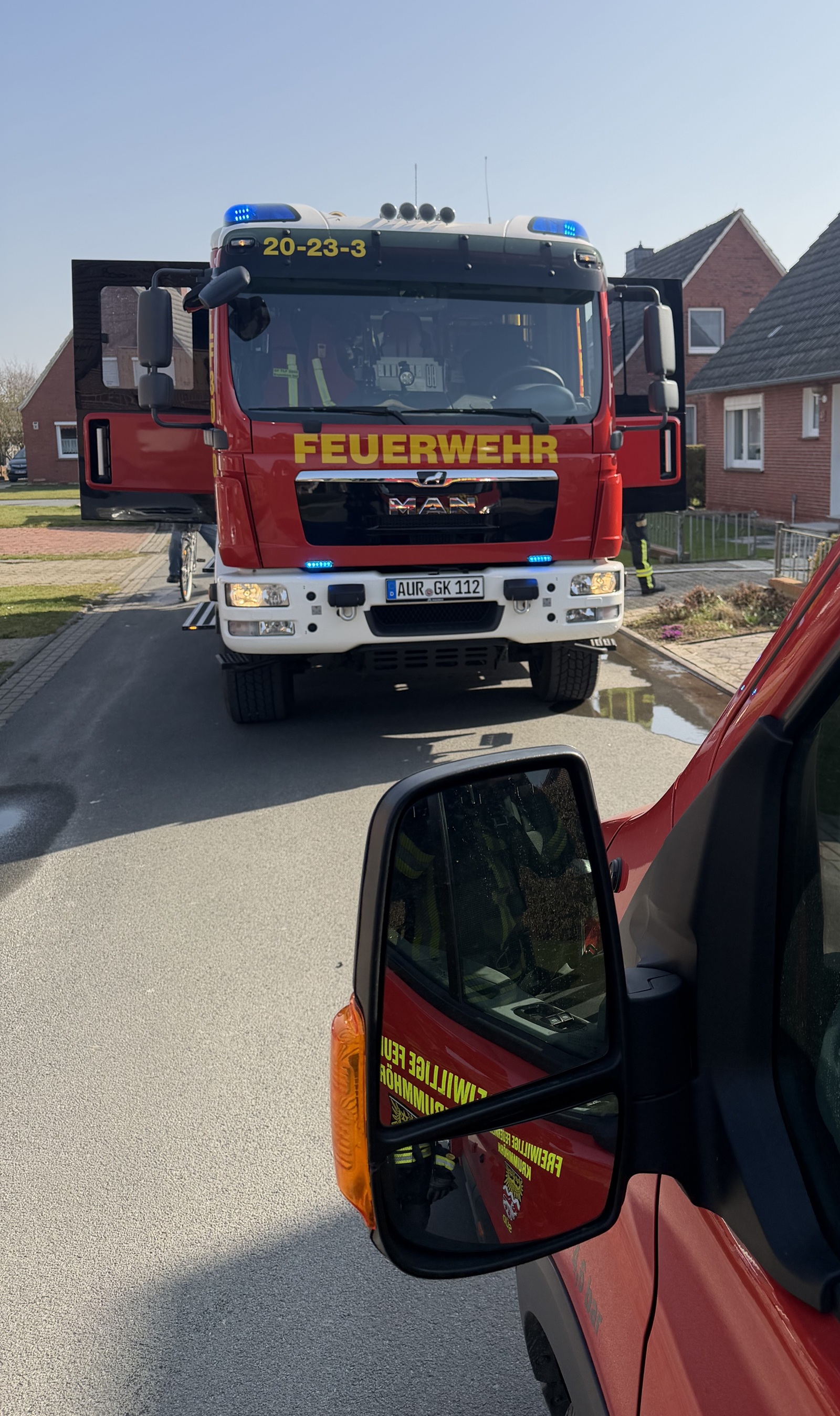 Einsatzfoto Heckenbrand in Loquard 