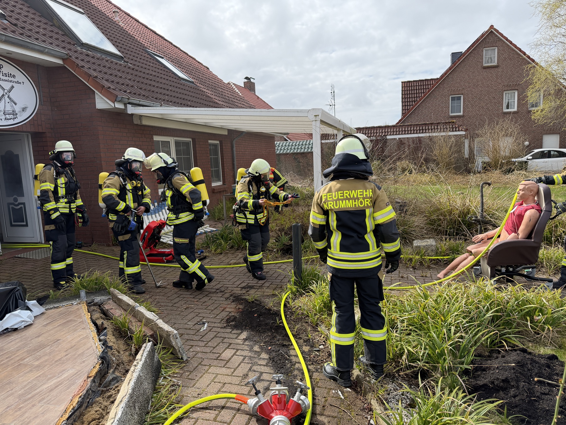 Einsatzfoto Einsatzübung: Brand mit vermissten Personen in ehemaligem Pflegeheim