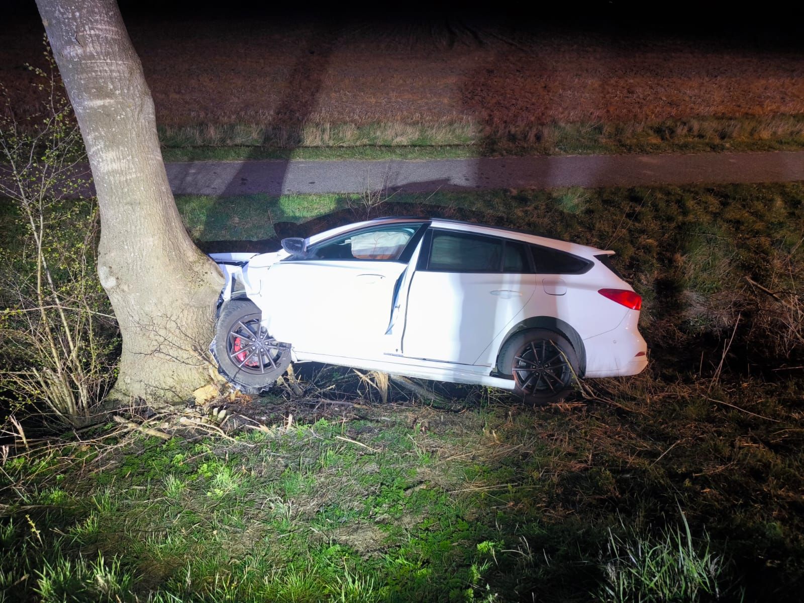 Einsatzfoto Verkehrsunfall in Wirdum