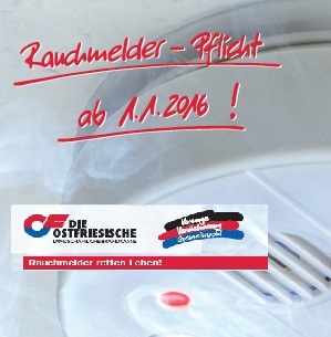 Rauchmelder-Pflicht ab dem 01.01.2016!